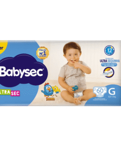 Fralda Babysec Ultra Sec Galinha Pintadinha G Hiper 60 Unidades