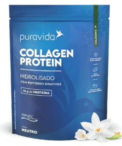 Collagen Protein Puravida Sem sabor 450g