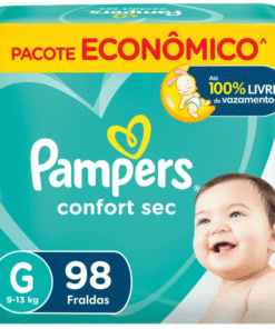 Fralda Pampers Confort Sec G Com 98 Unidades