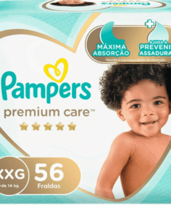 Fralda Pampers Premium Care Tamanho XXG Com 56 Unidades