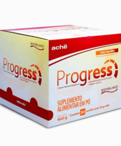 Suplemento Alimentar Progress com 30 sachês sabor Baunilha